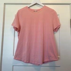 Lululemon Love Crewneck T-Shirt | Peachy Pink | Size 12 | Athleisure
